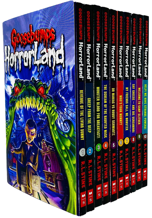 oosebumps Horrorland Series Collection R L Stine 10 Books Se